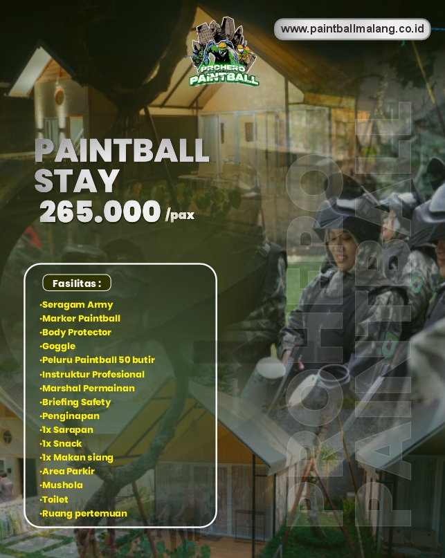 Paket Paintball dan Menginap