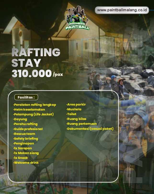 paket rafting dan menginap