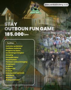 paket outbound fun game dan menginap