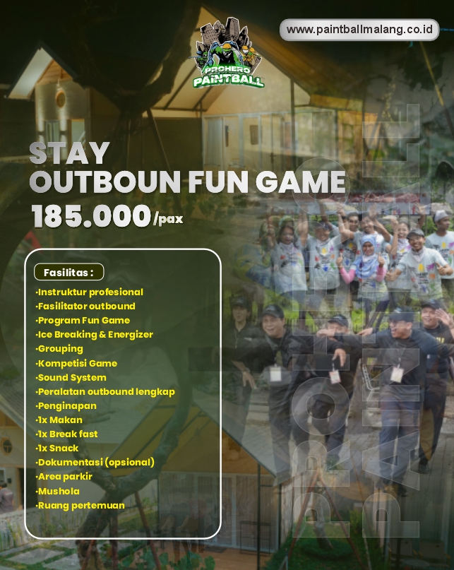 paket outbound fun game dan menginap